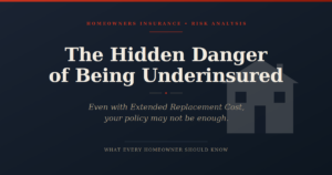 The Hidden Danger of Being Underinsured — Even With Extended Replacement Cost